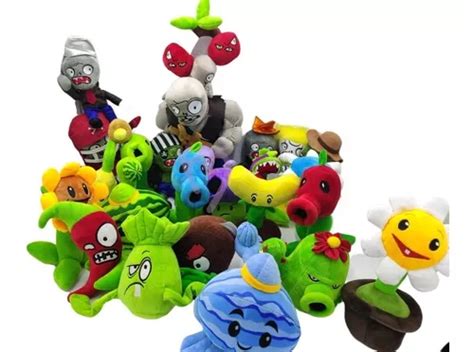 Peluche Plantas Contra Zombies Pvz Colección 27 Piezas Cuotas sin interés