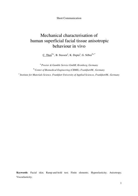 Pdf New Methodology For Mechanical Characterization Of Human