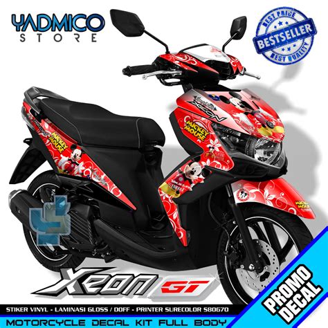 Jual Decal Xeon Gt Full Body Stiker Motor Xeon Gt Full Body