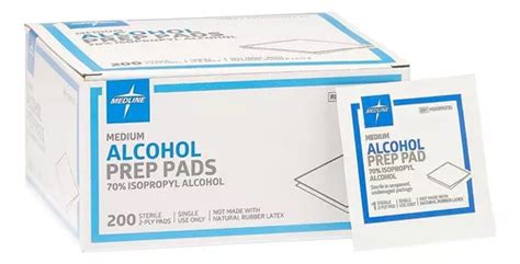 Pack Un Pad Alcohol Est Ril Isoprop Lico Medline Cuotas Sin