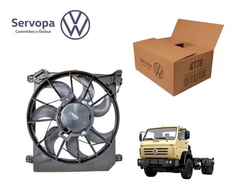 Ventilador El Trico Radiador Worker T Original Vw Frete Gr Tis