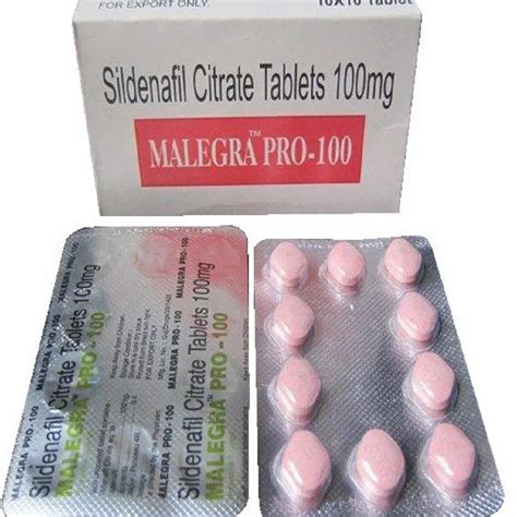 Malegra Pro Mg Sildenafil Citrate Tablets At Rs Stripe Surat