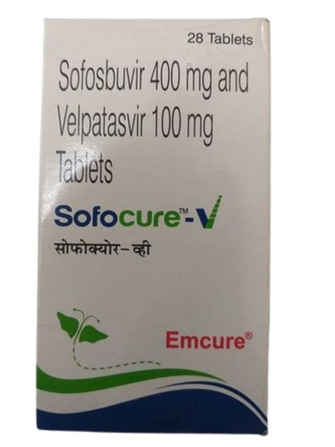 Sofocure V Sofosbuvir 400 Mg And Velpatasvir 100 Mg Tablets For