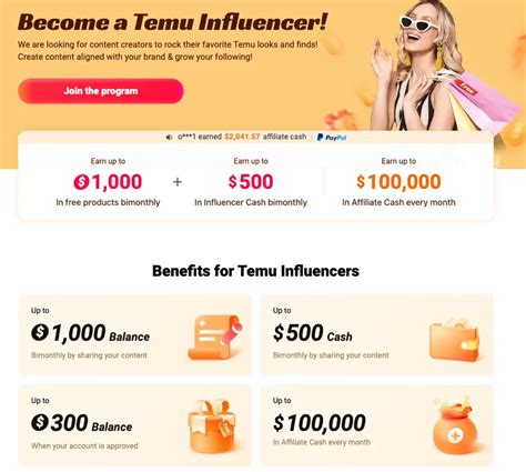 Temu Influencer Program How To Join And Become Successful