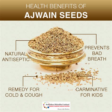 Health Benefits Of Ajwain Seeds Health Tips From Kokilaben Hospital