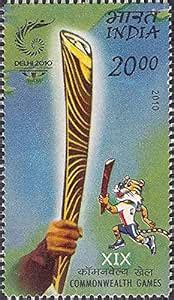 Buy Queens Baton Relay XIX Commonwealth Games Event Rs 20 MNH Online