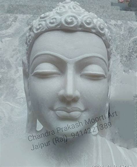 Silver White Marble Lord Buddha Statue At Rs 21000 In Jaipur Id