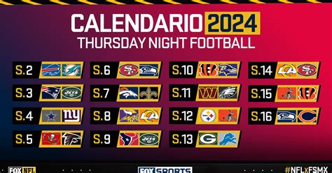 OFICIAL NFL Anuncia Calendario COMPLETO De La Temporada 2024 Con