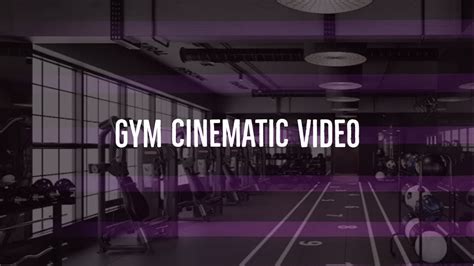 Gym Promo Video Fitness Video Gym Cinematic Video Gym