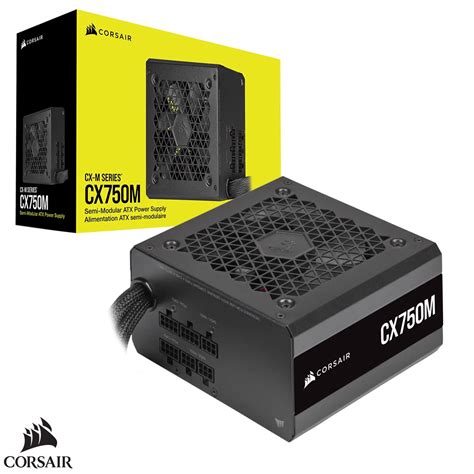 Fuente De Poder 750W Corsair CX750M 80 Bronce Semimodular Quito Ecuador