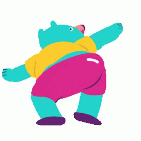 Dancing Bear Sticker - Dancing Bear Happy - Discover & Share GIFs