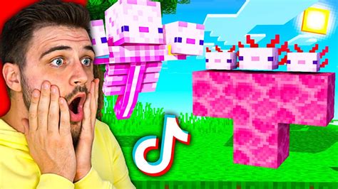 Testez TIKTOK Uri LEGENDARE Pe Minecraft SUPER TARE YouTube