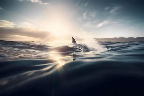 Great White Shark Silhouette Stock Photos, Images and Backgrounds for ...