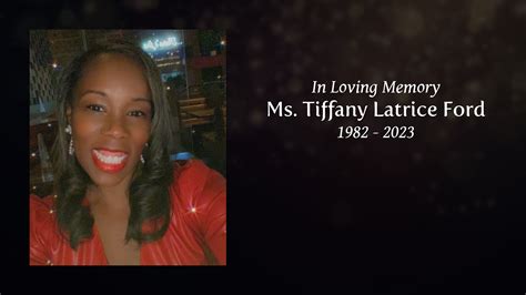 Ms Tiffany Latrice Ford Tribute Video