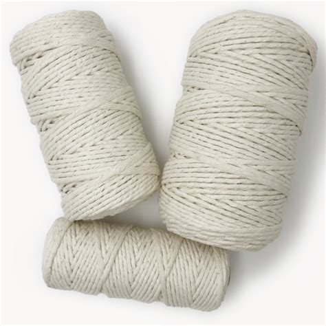 single twist string mm macrame crochet crafting fibers eco cotton