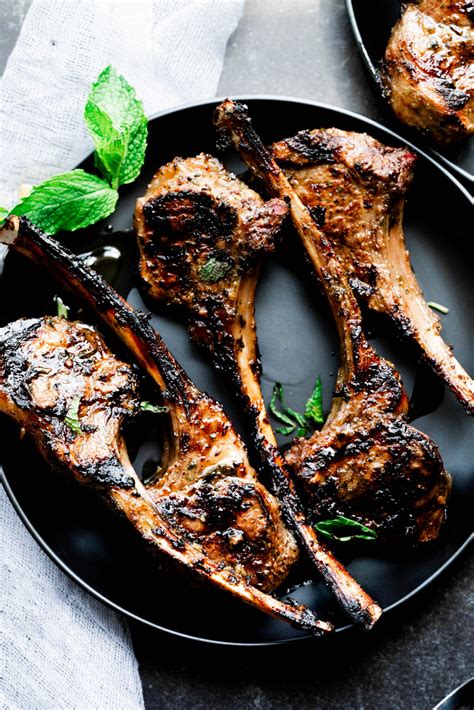 Grilled Lamb Chops With Mint Sauce Shutter Mint Smoking Grilling