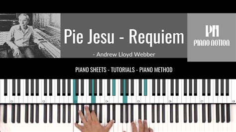 Pie Jesu Requiem Andrew Lloyd Webber Sheet Music Piano Solo