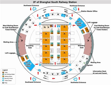 Shanghai Station Map