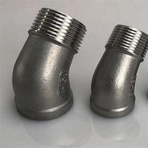 45 Degree Female To Male Street Elbow China Casting 45 Degree Threaded Street Elbow And