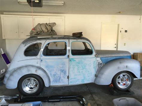 1951 Ford Prefect 4 Door Anglia All Original Steel Body Clean Title