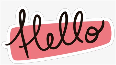 Hello Transparent Sticker Hello Png Transparent Png 1000x1000