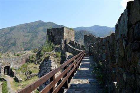 walls    fort stock image image  hill