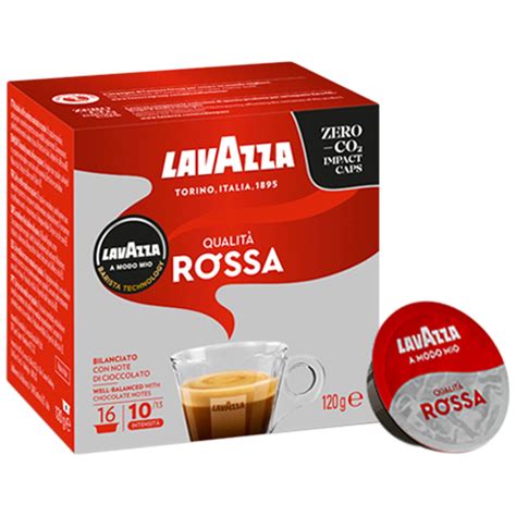 Lavazza A Modo Mio Qualita Rossa Coffee Capsules X Pack