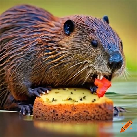 Beaver Eating A Poppy Seed Cake On Craiyon