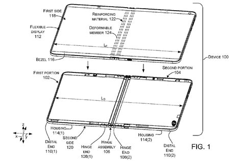 Microsoft Patent Describes A Folding Screen Device With A Liquid Filled Hinge Techspot