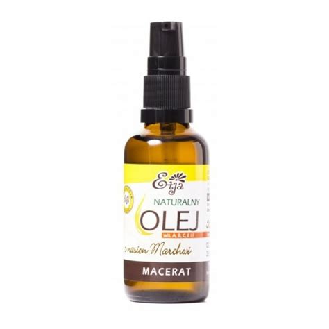 Etja Naturalny Olej Z Nasion Marchwi MACERAT 50 Ml Ekodrogeria