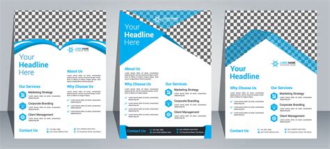 Flyer Design Template 14160691 Vector Art at Vecteezy