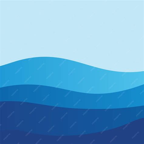 Premium Vector | Abstract water wave vector illustration design background