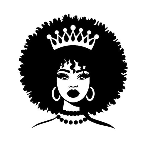 Vectores E Ilustraciones De Afro Reina Svg Para Descargar Gratis Freepik