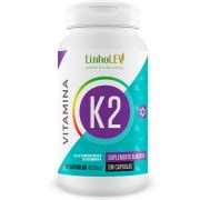 Vitamina K2 MK7 Menaquinona 60 cápsulas Ervais Suplementos Alimentares