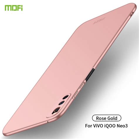 For Vivo Iqoo Neo Mofi Frosted Pc Ultra Thin Hard Case Rose Gold