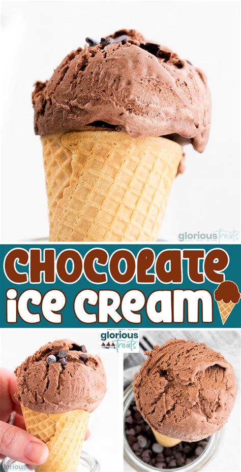 Easy Homemade Chocolate Ice Cream Recipe - Glorious Treats