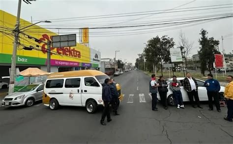 Extorsiones A Transportistas En Edomex Matan A Chofer En Neza