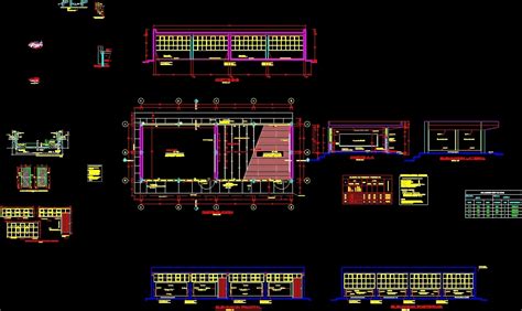 Classrooms Dwg Block For Autocad • Designs Cad