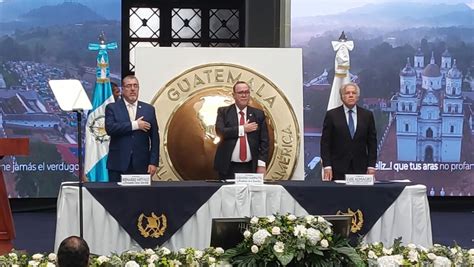 transición de gobierno en Guatemala