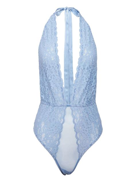 Fleur Du Mal Charlotte Sheer Lace Bodysuit Farfetch