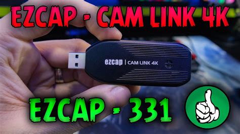 EZCAP 331 CAM LINK 4K Review Placa de captura custo benefício YouTube