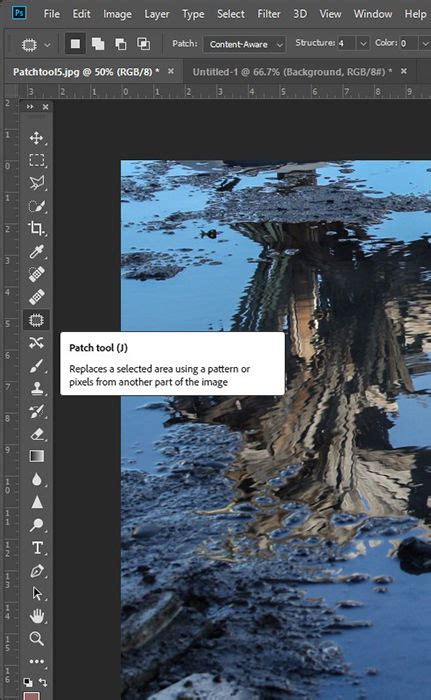 How To Use The Patch Tool In Photoshop Step By Step