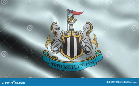 Newcastle United Flag Video Waving In Wind Newcastle United Flag Wave