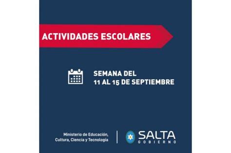 Noticia Actividades Escolares Durante La Semana Del 11 Al 15 De Septiembre