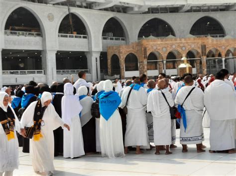 Mecca, Saudi Arabia, Sep 2022 - Pilgrims from other countries are busy ...