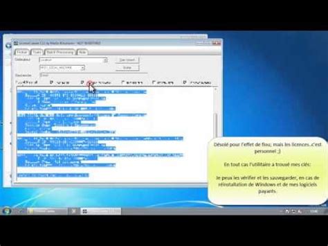 Retrouver Et Sauvegarder Ses Cl S De Licence Gratuitement Youtube