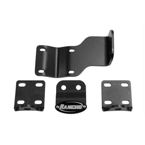 Rancho Wrangler Dual Steering Damper Bracket Jeep JK 2007 2018