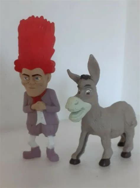 SHREK FOREVER AFTER RUMPELSTILTSKIN And Grey Donkey Figure BA05 ...