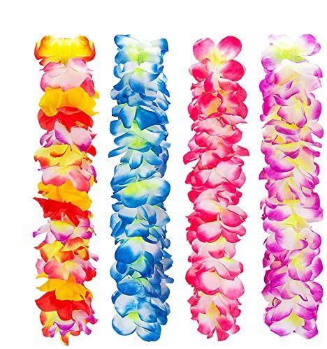 10 counts hawaiian leis set luau party decorations tropical party ...