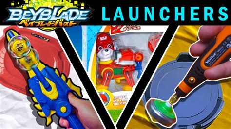 Unique Beyblade Launchers Youtube